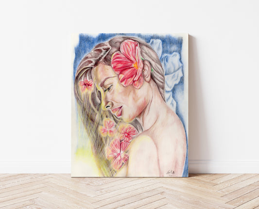 Light Canvas Print 11x14 inches