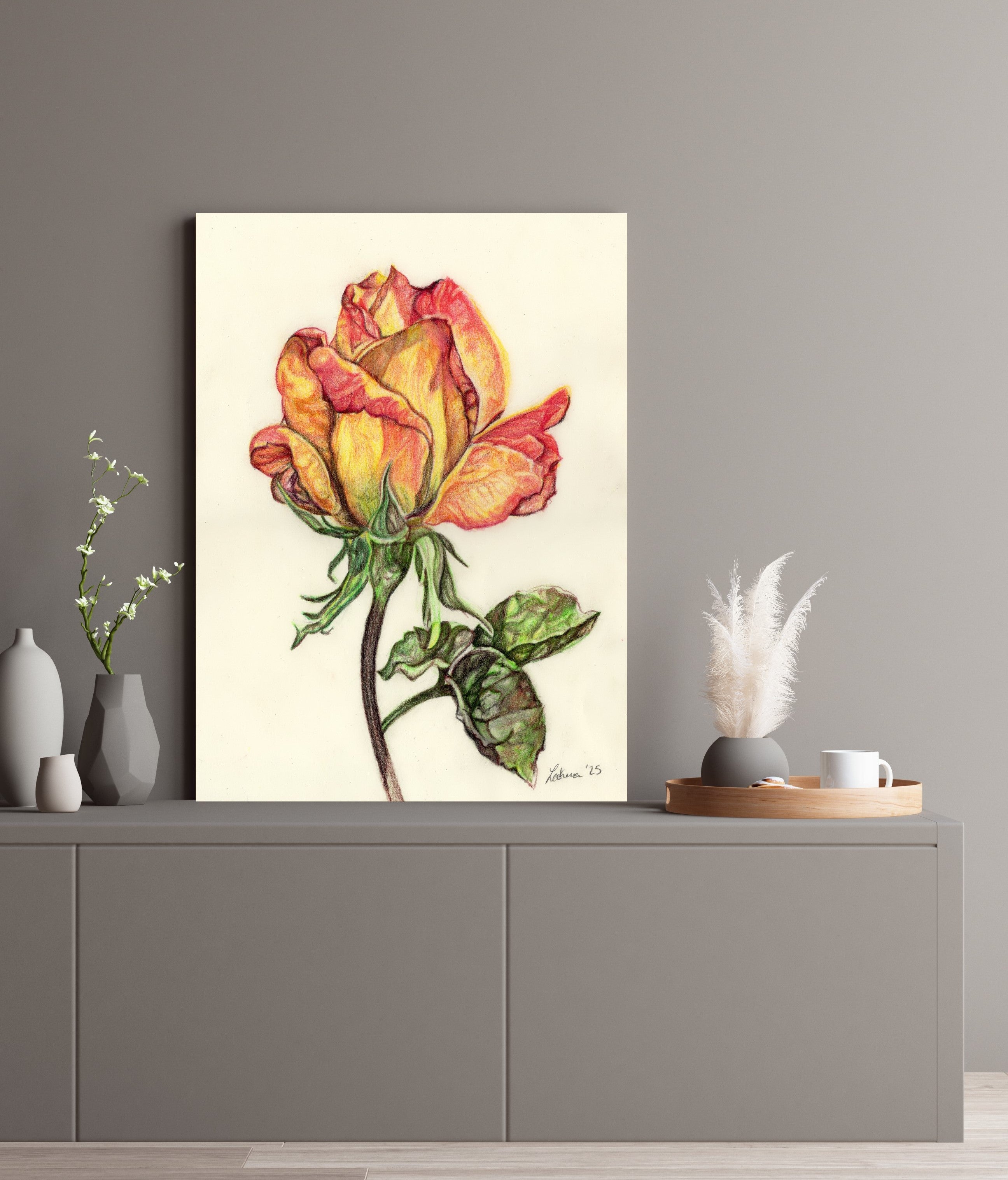 Yellow Rose – LGFineArt